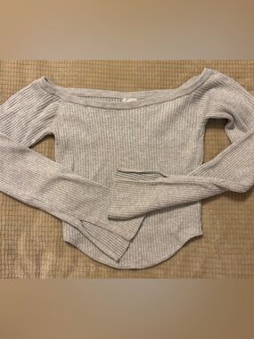 Garage Boatneck Sweater Gray Size S